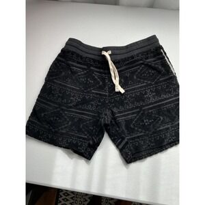Chubbies Lounge Wear Shorts Aztec Print Soft Casual Comfy Black Medium